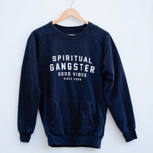 Spiritual Gangster Men's Long Sleeve Crew Neck